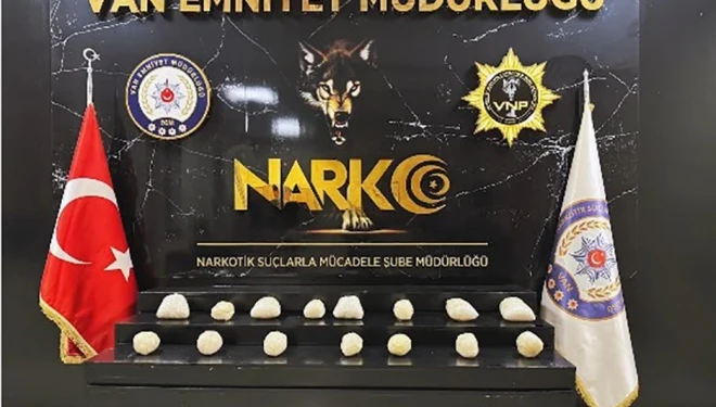 Van’da bir ayda 177 kilo 668 gram...