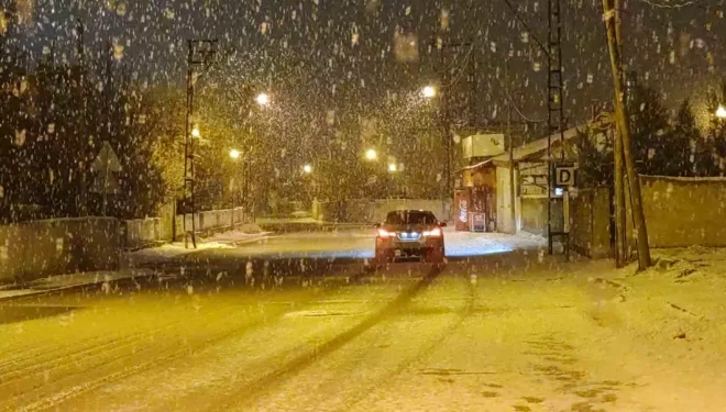 Van’da lapa lapa kar yağdı