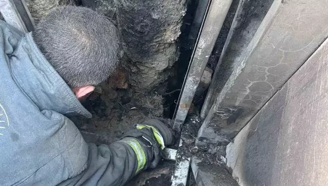 Van’da çatı yangını