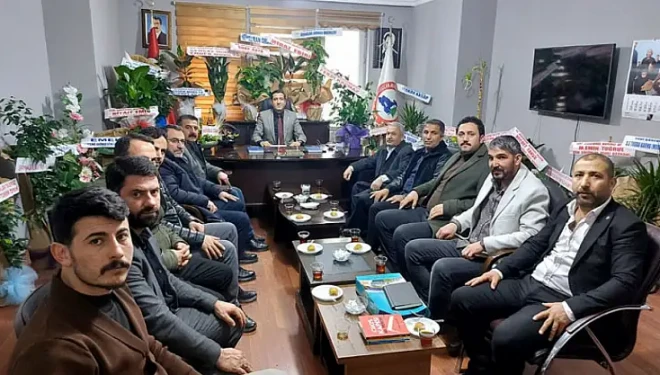 MÜSİAD heyetinden hayırlı olsun ziyareti