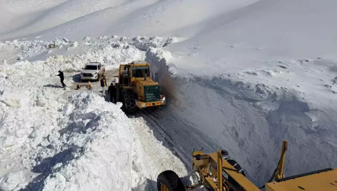 Van’da 3 bin 300 rakımlı mezra yolunda