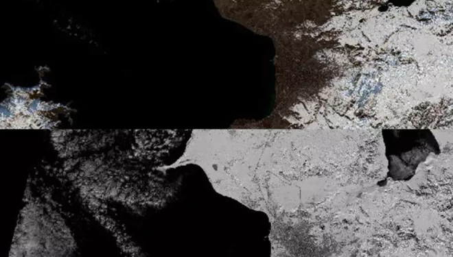 Van Gölü çevresinde kar örtüsü arttı: Uydu görüntüleri umut verdi