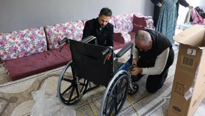Tuşba’da Tekerlekli Sandalyeler