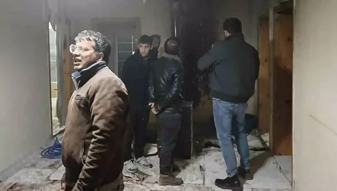 Van’da ev yangını