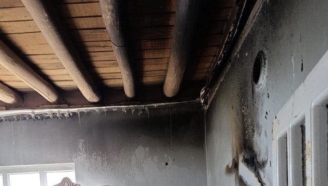 Başkale’de ev yangını maddi hasara yol açtı