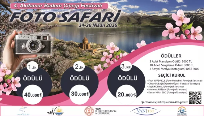 Van’da Badem Çiçeği Festivali’ne