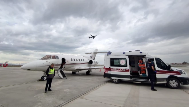 Van’da 2 günlük bebek için ambulans uçak havalandı