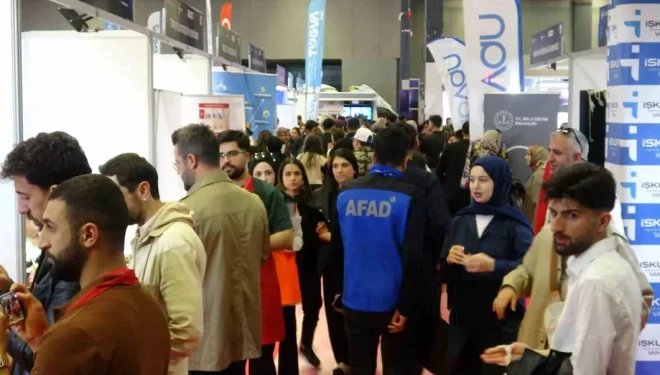 Doğu Anadolu Kariyer Fuarı’na yoğun ilgi