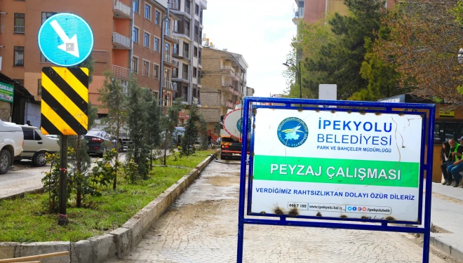 İpekyolu daha yeşil bir görünüme kavuşuyor