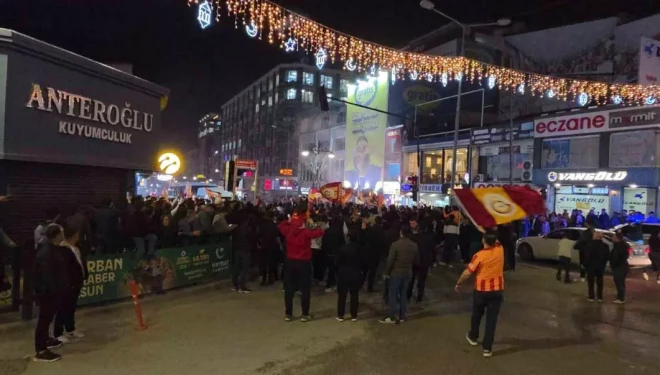 Van’da Galatasaray’ın şampiyonluğu