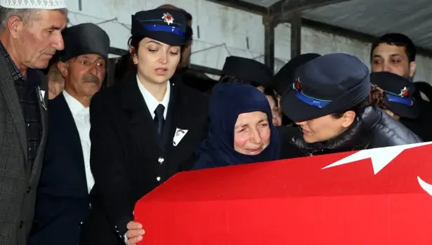 Şehit polis Koç için memleketi