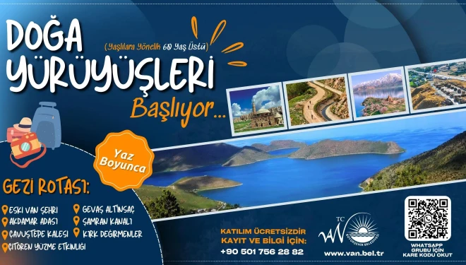 VBB, 60 yaş üstü vatandaşlara doğa yürüyüşü programı başlatıyor