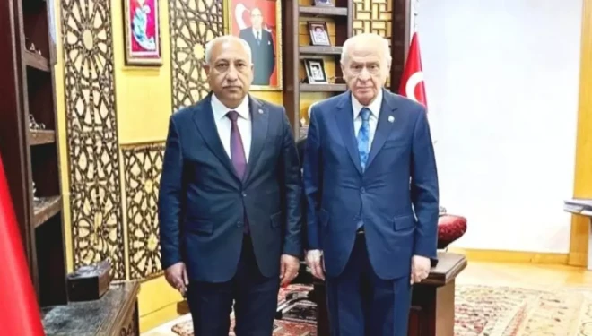 Başkan Güngöralp, MHP Lideri Bahçeli’yi makamında ziyaret etti