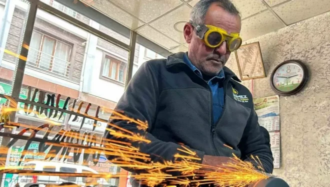 Van’da bıçak bileme ustalarının