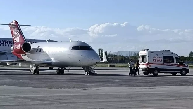 Van ve Muş’tan iki bebek ambulans uçakla İstanbul’a sevk edildi