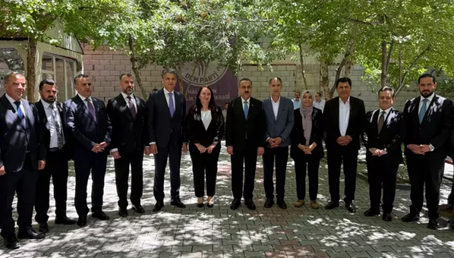Irak Kürdistan Bölgesinden DEM Parti Van İl Başkanlığı’na ziyaret