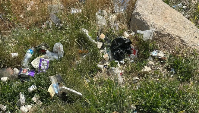 Toprakkale Seyir Terası'nda çevre kirliliği tepkisi