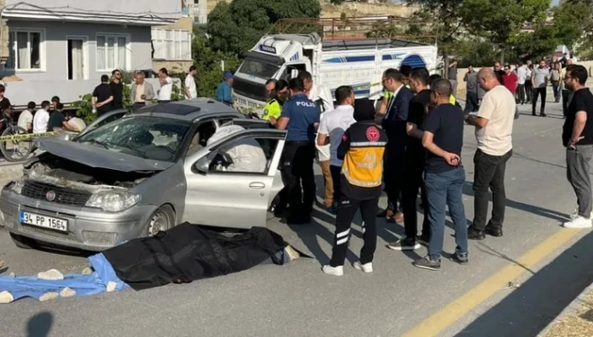 Van'da otomobil park halindeki