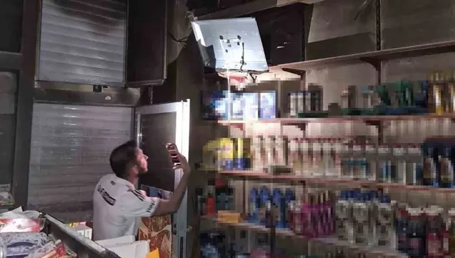 Van’ın Erciş ilçesinde iş yeri yangını
