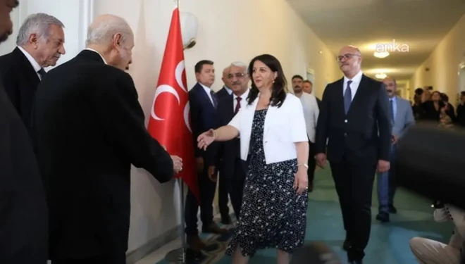 DEM Parti'den Devlet Bahçeli'ye ziyaret
