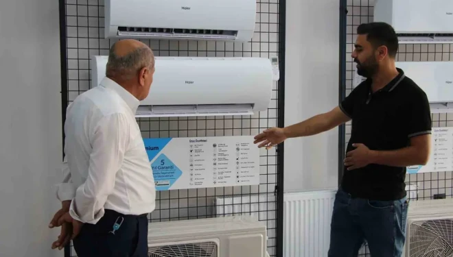 Van’da kavurucu sıcaklar klima satışlarını artırdı