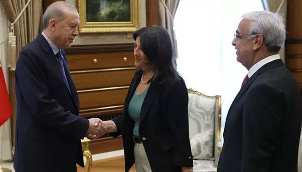 Erdoğan ile DEM Parti İmralı Heyeti görüşmesi sona erdi