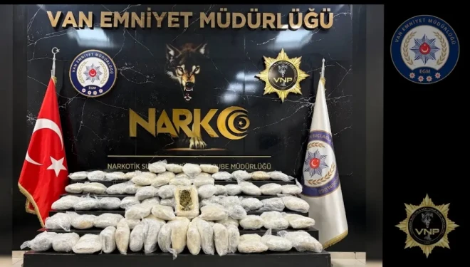 Van’da 48 kilo esrar ele geçirildi: 3 kişi tutuklandı