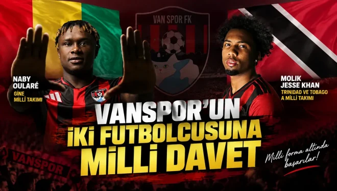 Vanspor’un iki futbolcusuna milli davet