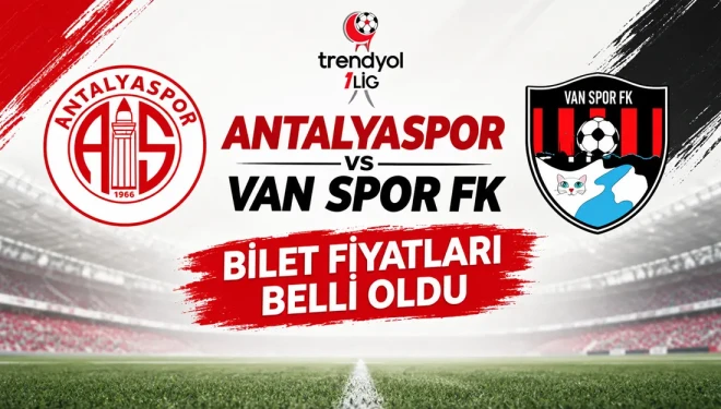 Antalyaspor-Vanspor maçının bilet fiyatları belli oldu
