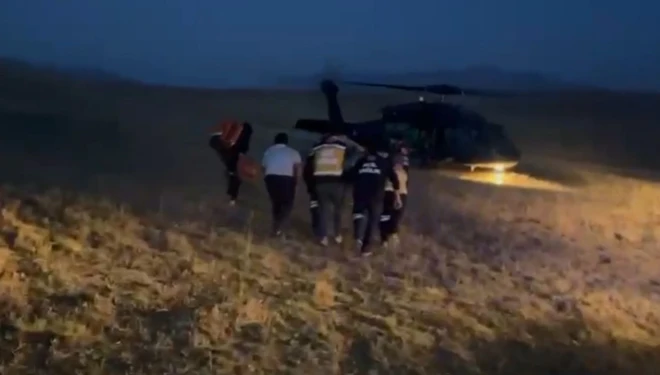 Van’da yaralanan vatandaş için zamanla yarış