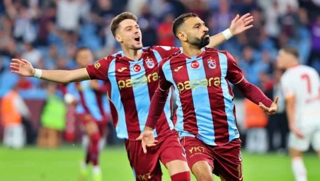 Trabzonspor, Galatasaray'ı 4 golle geçti