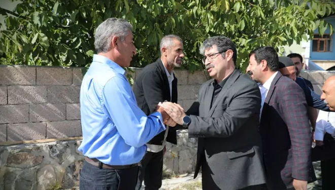Eşbaşkanlar Tuşba’nın köylerini gezdi