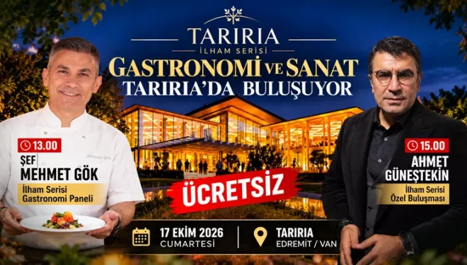 Şef Mehmet Gök ve ressam Ahmet Güneştekin Van'a geliyor