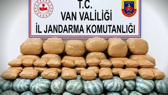 Van’da 517 kilogram uyuşturucu ele geçirildi