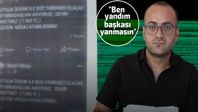 IBAN’ını kiraladı, 97 dosyayla karşı karşıya
