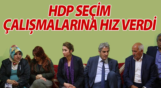 HDP seçim çalışmalarını hızlandırdı