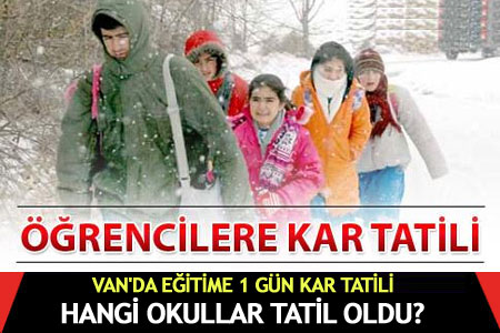 Hangi illerde yarın okullar tatil (5 Mart Ankara Bursa Sivas)
