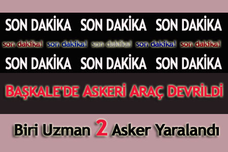 Başkale'de Devriyeden Dönen Araç kaza Yaptı : 2 Yaralı - Yerel Haberler Başkale Haberleri