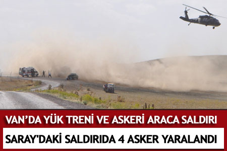 Van'da Yük Treni ve Askeri Araca Saldırı - Saray Haberleri