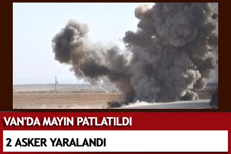 Başkale'de Mayın Patladı : 2 Asker Yaralandı - Van Haberleri