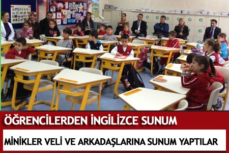 Bahçeşehir Koleji Öğrencilerinden İngilizce Sunum - Van Haber