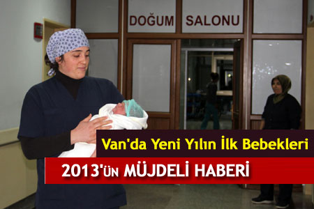 Van'da Yeni Yılın İlk Bebekleri - Van Haber
