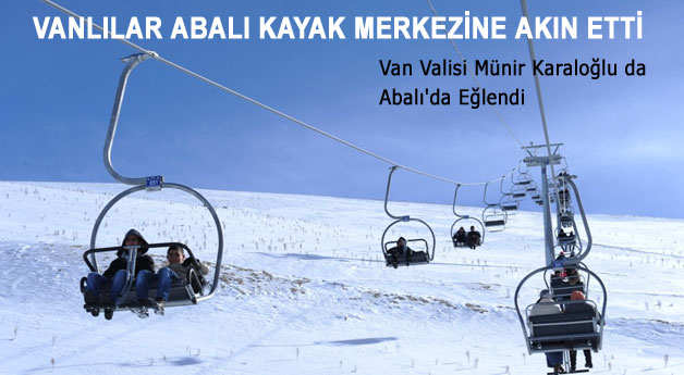 Abalı Kayak Merkezi Hafta Sonları Kayak Sever'lerin Akın'ına Uğradı