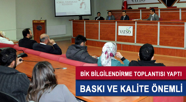 Basın İlan Kurumu Van'da Toplantı Yaptı