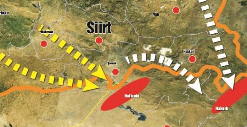 Pkk Çekilme haritası