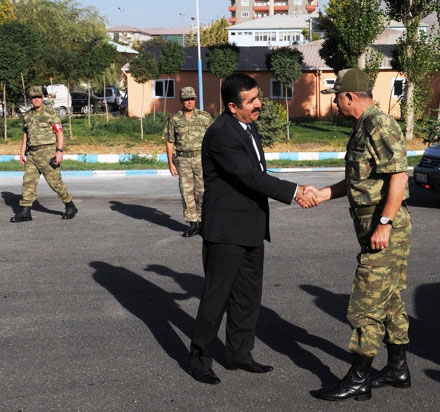 Orgeneral Servet Yörük Van'a Geldi