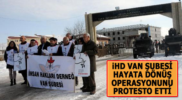 Van'da Hayata Dönüş Operasyonu Protesto Edildi