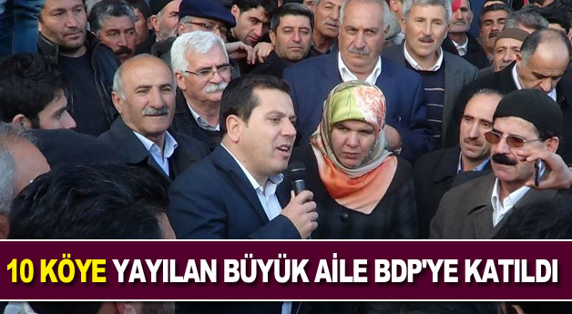 Van'ın Erciş İlçesinde 10 Köy BDP'ye Katıldı