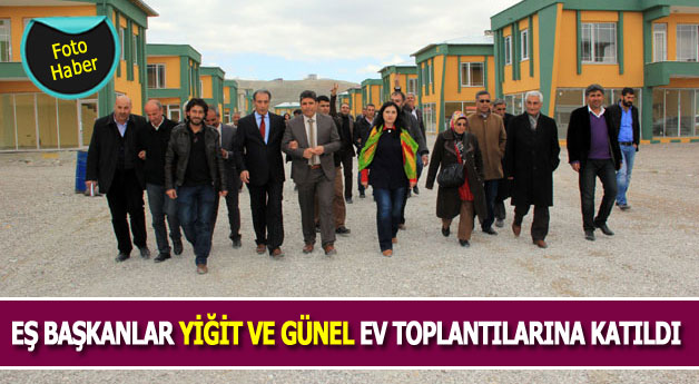 BDP Tuşba Eş Başkan Adayları Ev Toplantılarına Katıldı