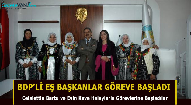 Çatak Belediye Eş Başkanları Halaylarla Göreve Başladı